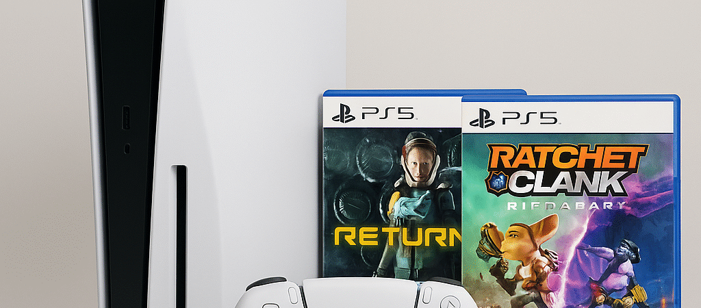 PlayStation 5 Slim com Returnal e Ratchet & Clank: O Combo dos Sonhos para Gamers em 2025