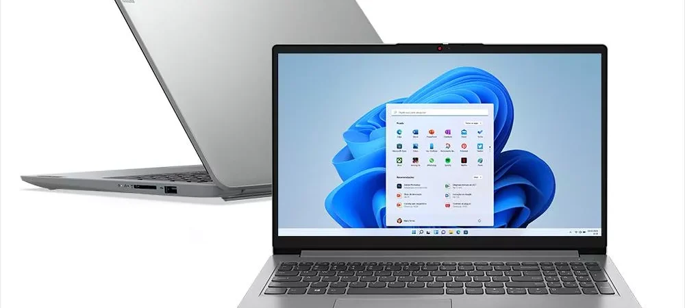 Notebook Lenovo Ideapad 1 Intel Core i3, 8GB RAM, 256GB SSD – Potência e leveza para o seu dia!