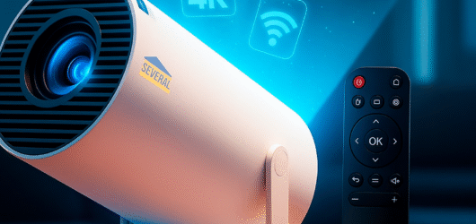 Transforme sua sala em um verdadeiro cinema com o Projetor Smart Portátil Several Importados Full HD 4K