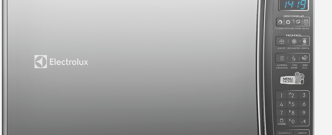 Micro-ondas Electrolux 27L MS37R Prata – Praticidade e Tecnologia para o Seu Dia a Dia