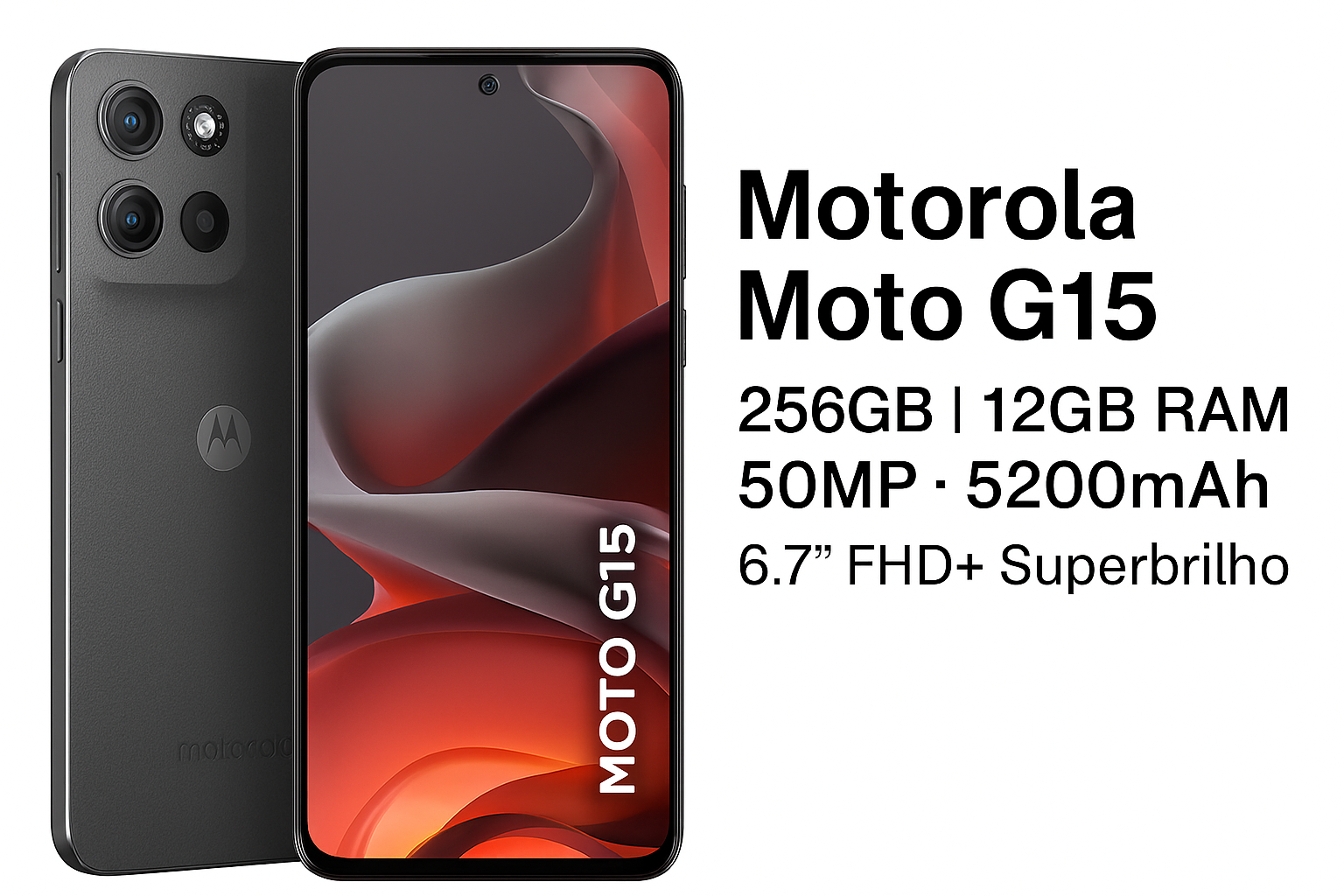 Smartphone Motorola Moto G15: Desempenho, Inovação e Bateria de Longa Duração
